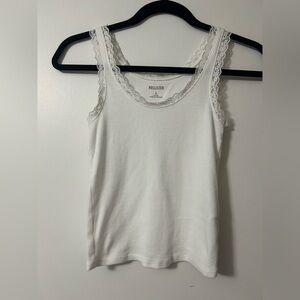 Hollister Women's White Lace Camisole